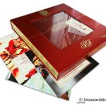 Magnificent Boxed Wedding Invitation in Red and Golden Theme