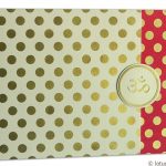 Card of Polka Dots Wedding Card