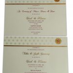 Inserts of Polka Dots Wedding Card