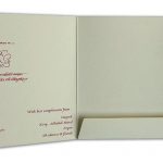 Card inside of Polka Dots Wedding Card