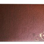 Envelope of Reddish Brown Ganesh Indian Wedding Invitation