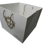 Ivory Metallic Paper Gift Bag