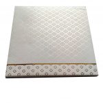 Envelope front of White Invitation Card with Raised Texture - WC_64