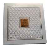 Card of White Invitation Card with Raised Texture - WC_64