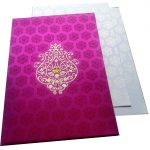 Wedding Card in Pink Satin - WC_49