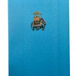 Envelope front of Sacred Indian Wedding Invitation Card in Greenish Blue - WC_52