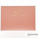Envelope front of Pink Classic Wedding Card