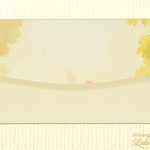 Back view of Gift Envelope with Nature Scene Beauty and Swans