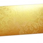 Golden Shimmer Multi Floral Shagun Envelope