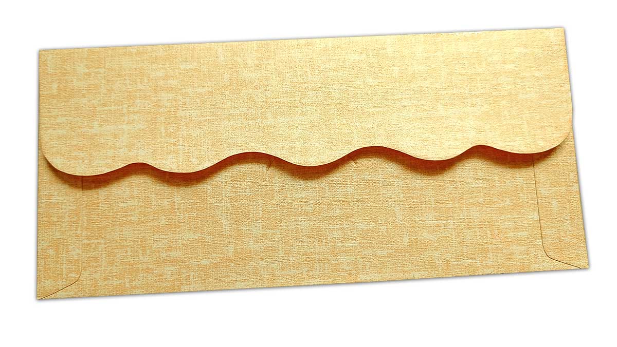 Money Envelope with Hot Foil Stamped Paisley Lotus Card Studio