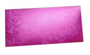 Pink Shimmer Multi Floral Shagun Envelope