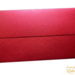 Back view of Royal Red money envelope