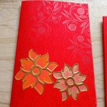 Invite of Cherish Red Floral Theme Wedding Card