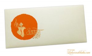 Shagun Envelope with Om Gan Ganpataye Namah Mantra