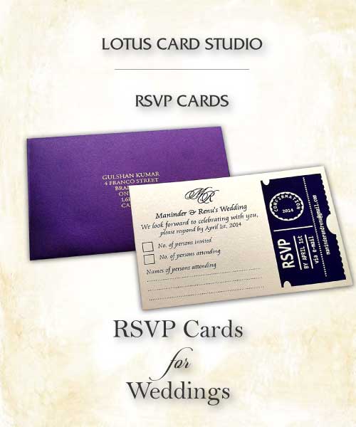 RSVP cards